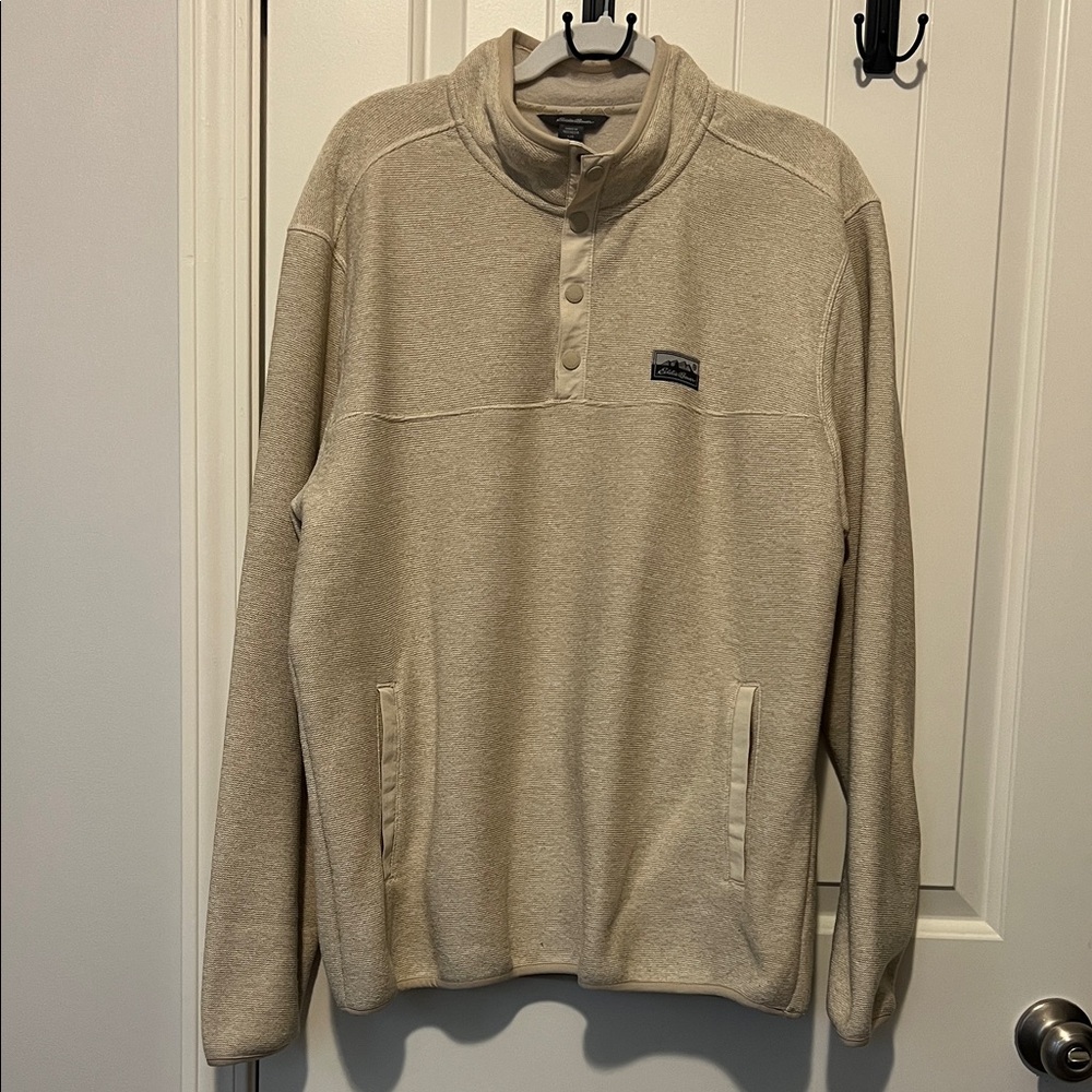 Eddie Bauer Men's Pullover Fleece - Large